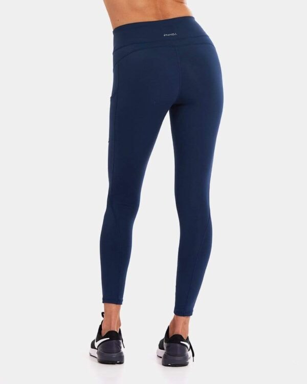 Snowtrends Mid-Rise Pocketed Leggings – Night Swim Navy