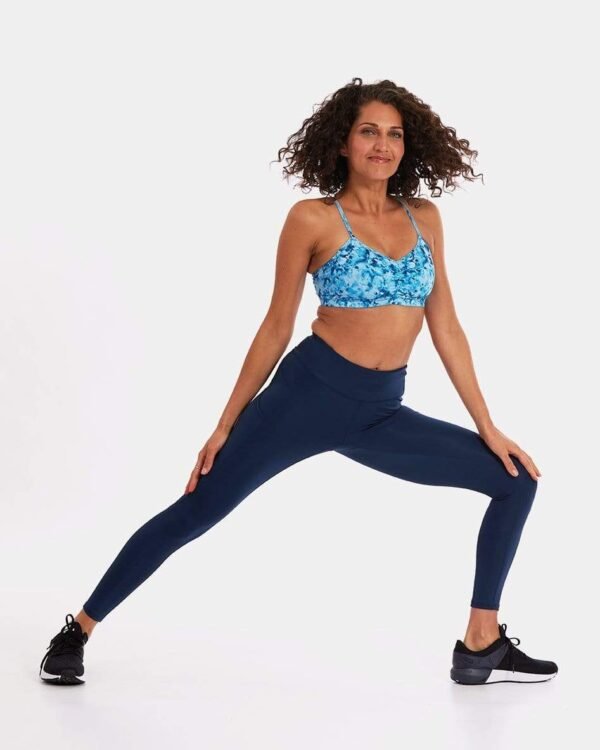Snowtrends Mid-Rise Pocketed Leggings – Night Swim Navy