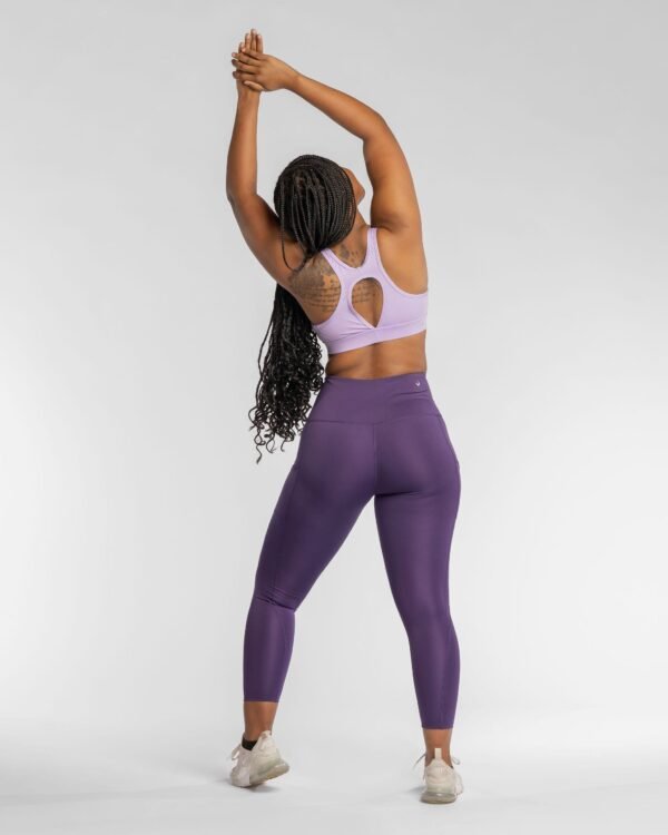 Snowtrends Purple High-Waist Pocket Leggings – Stylish & Functional